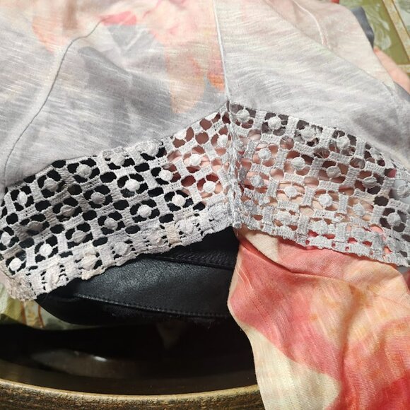 Time And Tru Orange Multi-Color Short Sleeve Top Size Women's XXL 20 - Picture 3 of 3